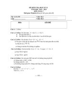 Đề toán lớp 7 - Đề kiểm tra, thi định kỳ, chọn học sinh năng khiếu toán lớp 7 tham khảo (95)