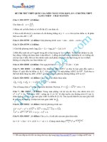 Đề thi thử THPT môn Toán 2015 số 23