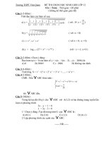 Đề thi học sinh giỏi Toán lớp 12 chọn lọc số 10