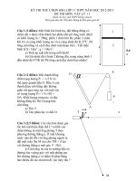 Đề thi học sinh giỏi tổng hợp môn vật lý THPT (74)