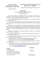 mục tiêu và nội dung các chương trình nghiên cứu khoa học và công nghệ năm 2014