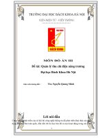 Quản lý thu chi điện năng trường đại học bách khoa hà nội