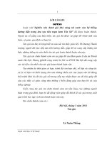 Nghiên cứu đành giá khả năng tải nước của hệ thống đường dẫn trong lưu vực tiêu trạm bơm Yên Sở