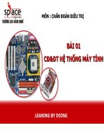 Bài giảng chẩn đoán điều trị   bài 1  cđ  đt hệ thống máy tính