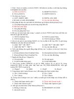 Ngân hàng câu hỏi trắc nghiệm access