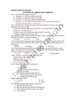 Câu hỏi trắc nghiệm bài xenlulozơ