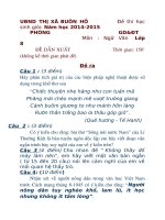 đề thi học sinh giỏi ngữ văn 8 thị xã buôn hồ