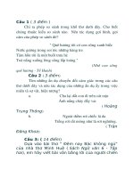 Kỳ thi chọn học sinh giỏi văn cấp huyện SaPa 2012-2013