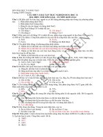 CÂU hỏi và bài tập TRẮC NGHIỆM HOÁ học 12 bài   điều CHẾ KIM LOẠI   ăn mòn KIM LOẠI