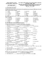 thi chuyên lớp 10 (Đà Nẵng)