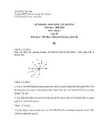 Đề thi học sinh giỏi môn Địa lí lớp 10 chọn lọc số 4