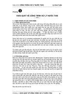 giáo trình công nghệ xử lý nước thải