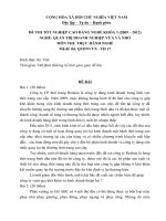 Đề thi tốt nghiệp cao đẳng nghề ngành quản trị doanh nghiệp vừa và nhỏ phần thực hành và đáp án mã (14)