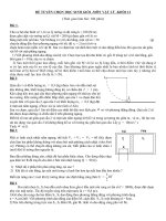 ĐỀ TUYỂN CHỌN HỌC SINH GIỎI -MÔN VẬT LÝ -KHỐI 12