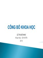 phương pháp nghiên cứu khoa học   công bố khoa học