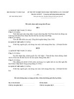 Đề thi tốt nghiệp Phổ thông không phân ban năm 2007 môn lịch sử