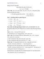 Đề thi học sinh giỏi môn Hóa học lớp 9 số 2