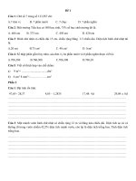 Đề thi lớp 5 - sưu tầm các đề kiểm tra, thi học sinh giỏi lớp 5 bồi dưỡng (68)