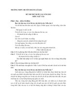 chuyên hoàng lê kha đề thi thử ngữ văn 12