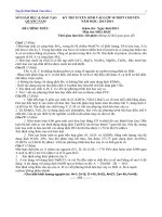 Đề tuyển sinh vào 10  môn Hóa học số 30