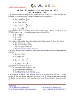 Đề thi thử môn Vật lý (17)