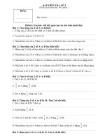 Đề ôn hè lớp 4 môn Toán phần toán điển hình