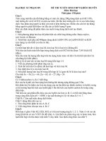 Đề thi tuyển vào lớp 10 chuyên Hóa số 21