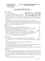 Tuyển tập đề thi HSG môn vật lý lớp 12 hay nhất  (39)