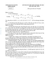 KÌ THI CHỌN GIÁO VIÊN GIỎI HUYỆN BÁ THƯỚC 2011-2012 - CHUYÊN MÔN 4