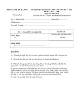 Đề anh 8 - sưu tập đề kiểm tra, thi học sinh giỏi tiếng anh 8 tham khảo bồi dưỡng  (241)