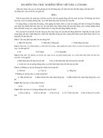 Đề kiểm tra trắc nghiệm 5