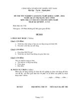 Đề thi tốt nghiệp cao đẳng nghề ngành quản trị mạng máy tính phần lý thuyết và đáp án mã  (21)