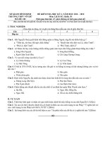 Đề thi và đáp án thi học kì II môn lịch sử 10 năm học 2011 2012 trường võ giữ