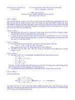 Đề thi học sinh giỏi TP Đằ Nẵng lớp 12 năm 98-99 (vong 2)