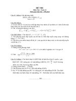 Đề thi học sinh giỏi môn Toán lớp 11 chọn lọc số 7