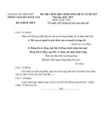 Đề văn lớp 8- sưu tầm đề kiểm tra, thi học sinh giỏi bồi dưỡng (77)