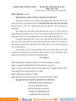 đề thi thử lần 2 thpt tôn đức thắng