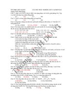 CÂU hỏi TRẮC NGHIỆM AXIT CACBOXYLIC