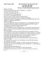 Đề thi tuyển vào lớp 10 chuyên Hóa số 12