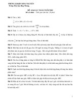 Đề thi lớp 5 - sưu tầm các đề kiểm tra, thi học sinh giỏi lớp 5 bồi dưỡng (73)