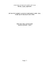 Đề thi tốt nghiệp cao đẳng nghề ngành quản trị mạng máy tính phần thực hành và đáp án mã  (3)