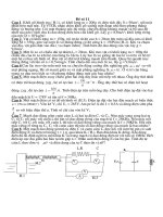 Đề kiểm tra HSG trường THPT Trần Khát Chân môn vật lý
