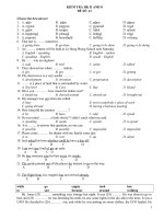 Đề anh 8 - sưu tập đề kiểm tra, thi học sinh giỏi tiếng anh 8 tham khảo bồi dưỡng  (298)