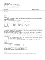 Đề thi học sinh giỏi Hóa học lớp 10 chọn lọc số 26