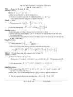 Đề thi thử đại học môn Toán (24)