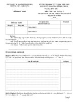 ĐỀ THI CHỌN ĐT HSG VẬT LÍ 12 NĂM HỌC 2011 - 2012 môn vật lý