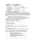 Đề anh 8 - sưu tập đề kiểm tra, thi học sinh giỏi tiếng anh 8 tham khảo bồi dưỡng  (3)