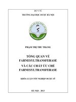 Tổng quan về farnesyltransferase và các chất ức chế farnesyltransferase