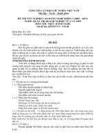 Đề thi tốt nghiệp cao đẳng nghề ngành quản trị doanh nghiệp vừa và nhỏ phần thực hành và đáp án mã (45)