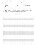 Đề văn 7 - sưu tầm đề kiểm tra, thi định kỳ học sinh giỏi môn văn bồi dưỡng (72)